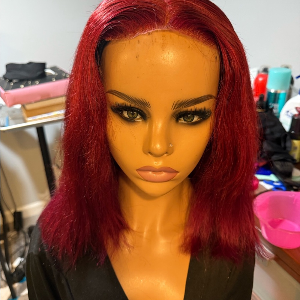 Vibrant Red Women's Hair Wig